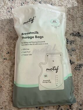 Motif Medical Breastmilk Storage Bags - 40 bags (8oz)